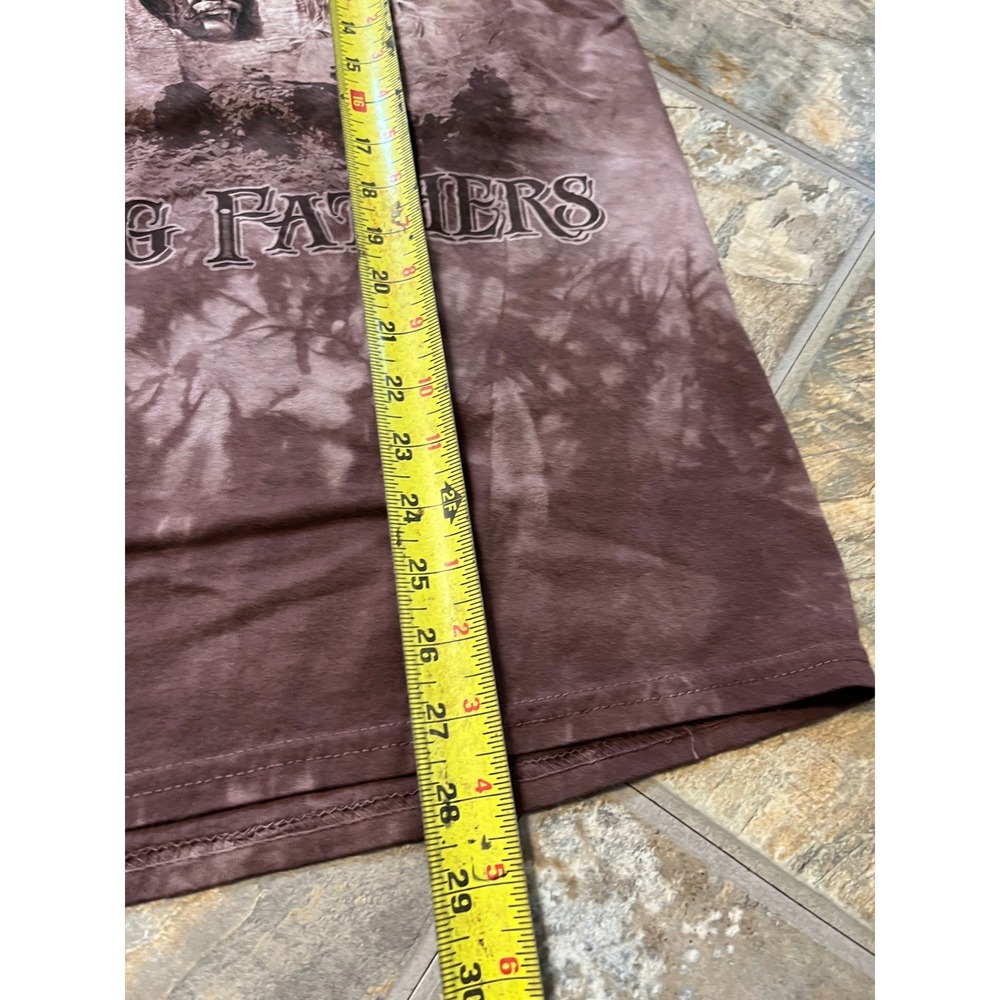 The Mountain Founding Fathers Shirt Men M Brown Tie Dye Graphic Tee - Picture 5 of 5